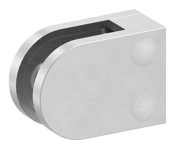 Glasklemme 40x28x17-4 mm Ø 42-4 mm- fuer 8-00 mm ESG Glas-10-MODELL16-4.7