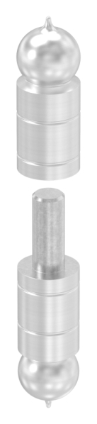 Anschweissband Edelstahl V2A 24 mm Dorn Ø 13 mm glatt fester Stift-88-113823.VA