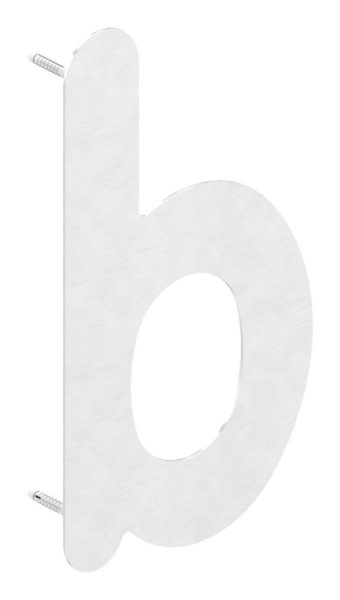 Buchstabe b - gross - Masse- 200 mm x 300 mm - V2A-11-8075.4