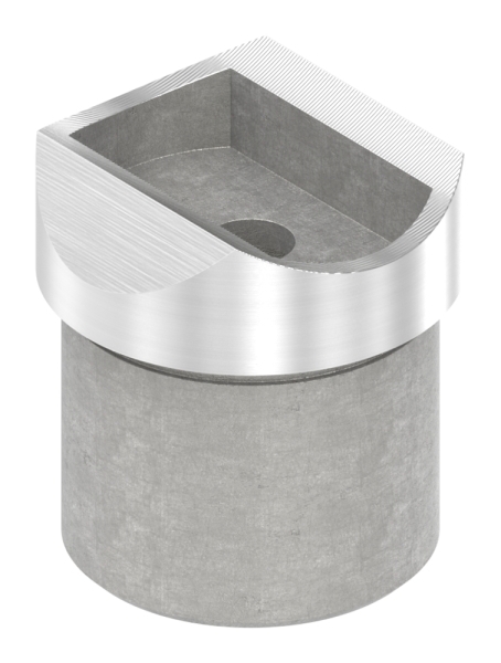 Rohrsattel zum Kleben fuer Rundrohr Ø 33-7x2-0 mm V2A-11-3324.4