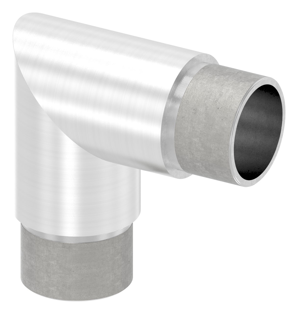 Eckbogen 90°- fuer Rundrohr Ø 33-7x2-0 mm V2A-11-3610-A.4