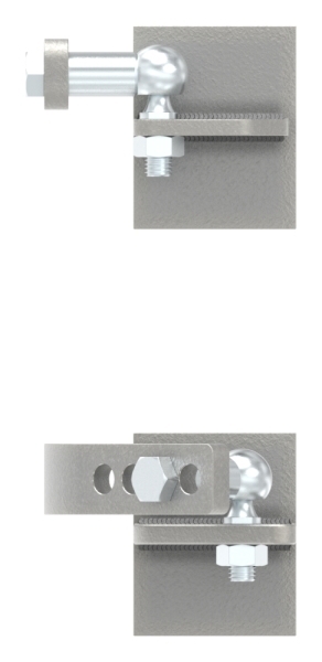 Hebetorbeschlag Stahl roh 80x100 mm Platte 200 kg zum Anschweissen-88.113836