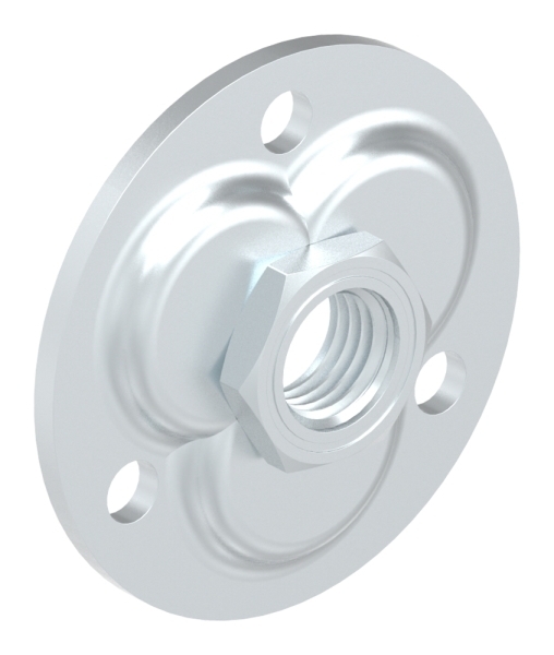 Verstellbare Mauerplatte fuer M24- verzinkt-88-11860-T.M24