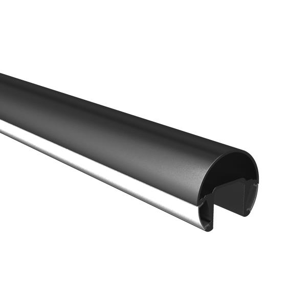 LED Nutrohr Aluminium D50x1-6 mm 5900 mm Satin-ELOX Schwarz fuer Glas-89-11AL6920050LEDSEB-A.4
