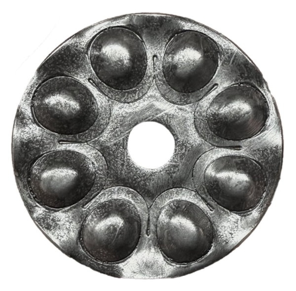 Rosette - Zierteil -  Ø 60x2 mm - Stahl -Roh- S235JR-30-2657.8