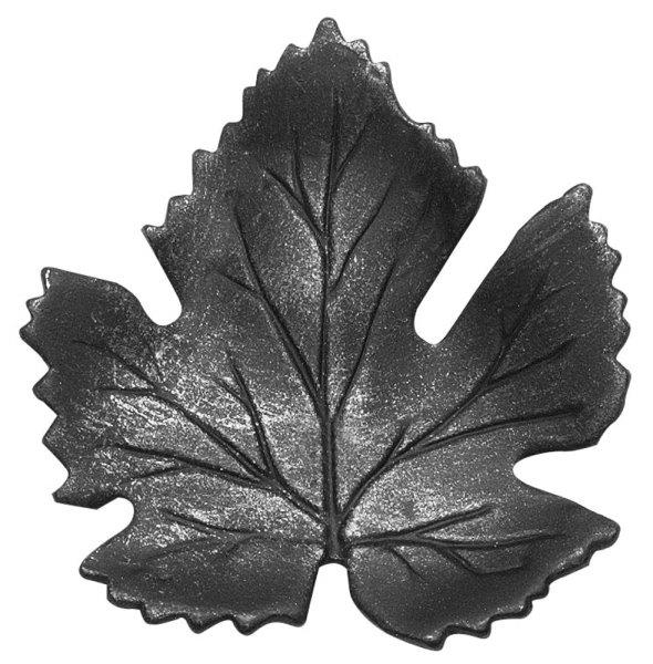 Weinblatt - Masse- 130x125 mm - Stahl S235JR- roh-30-2671.8