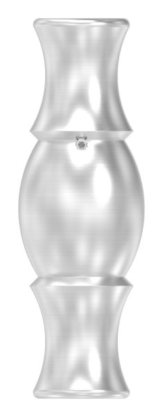 Zierhuelse 90x30 mm mit Bohrung 12-5 mm V2A-11-3483.4