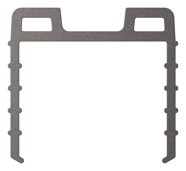 Keildichtung EPDM fuer Glas 20-76–21-52 mm- Nut 24x24 mm- L = 3000 mm-88-1160363-GU.3M