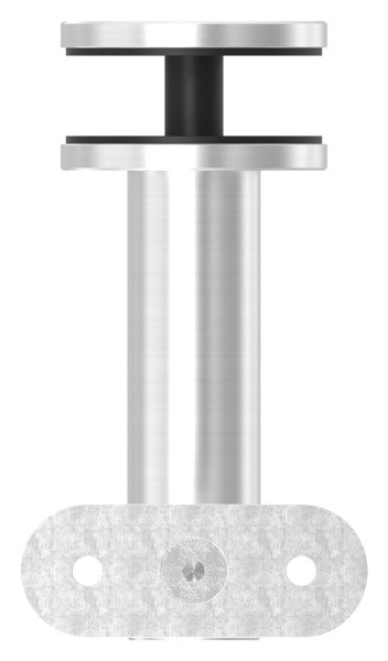 Handlaufhalter fuer Glas mit Halteplatte fuer flachen Anschluss V2A-11-2060.4