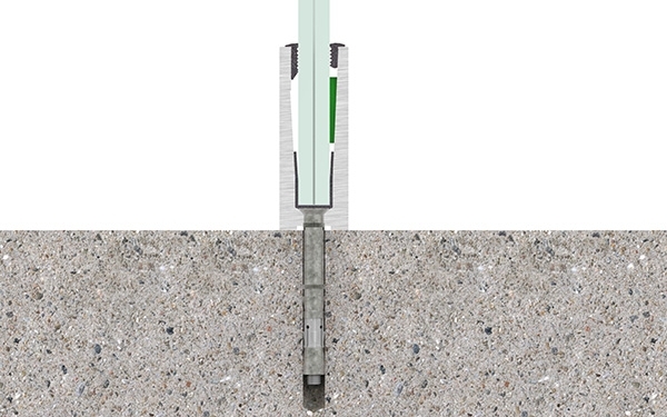 Alu-Profil - MASSIV2 - Laenge- 3000 mm - aufgesetzte Montage - Aluminium-12-2205.6