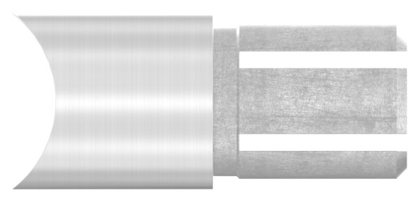 Anschlussstueck 90° fuer Rundrohr Ø 33-7x2-0 mm V2A-11-3386.4