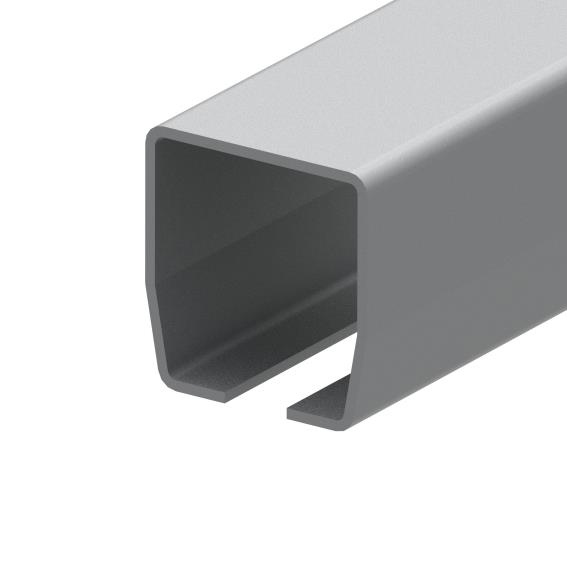 Laufschiene Stahl verzinkt 94 x 85 x 5 mm Omega-Profil L = 3000 mm-89-11H0294X85ZN3000-A.4