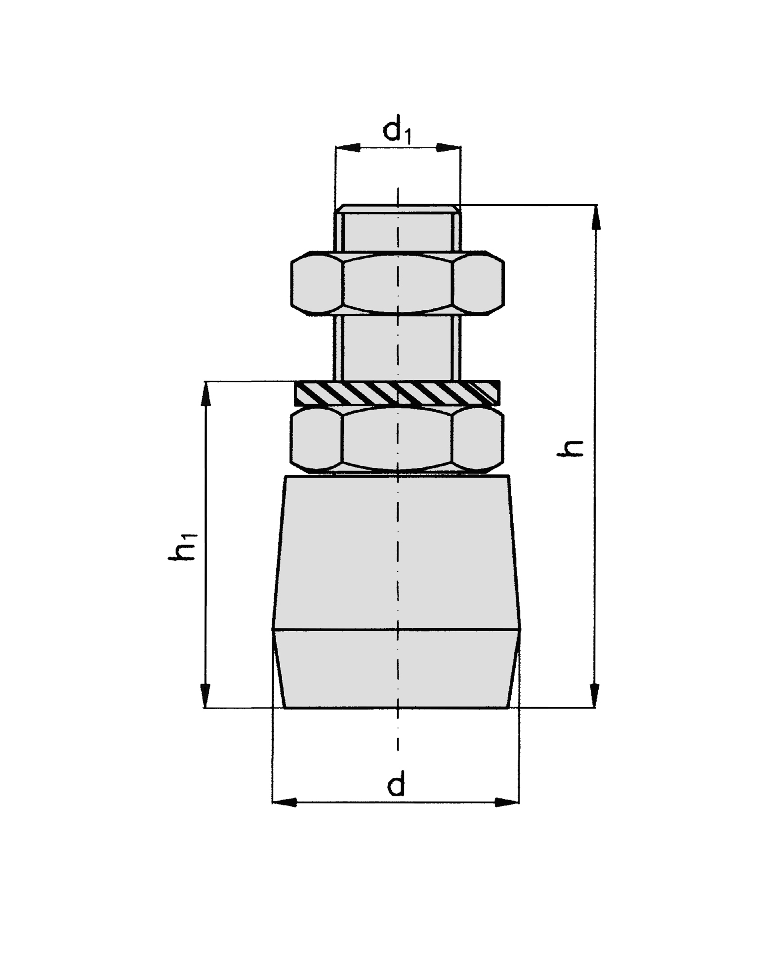 Bodenfuehrungsrolle lose zum Schrauben Groesse 32 MEA 10336231-60-0016.10