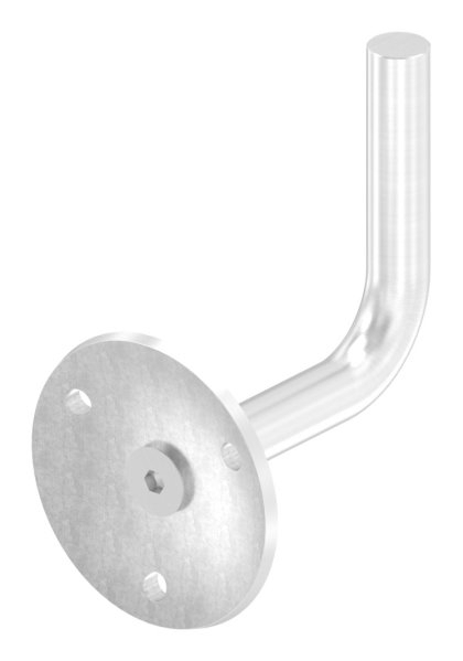 Handlaufhalter V2A Ronde 70x5 mm- Buegel Ø14 mm- Wandabstand 84 mm zum Anschweissen-11-2016.4