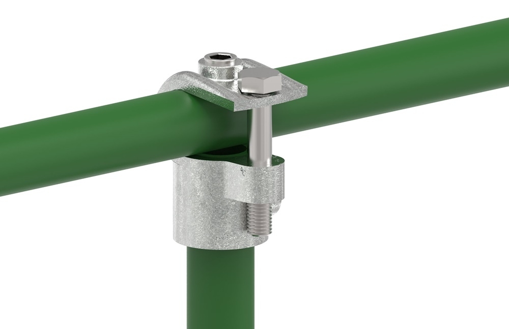 Rohrverbinder T-Stueck offen Ø 48-3 mm -1 1-2- - Temperguss verzinkt - 135D48-135D48