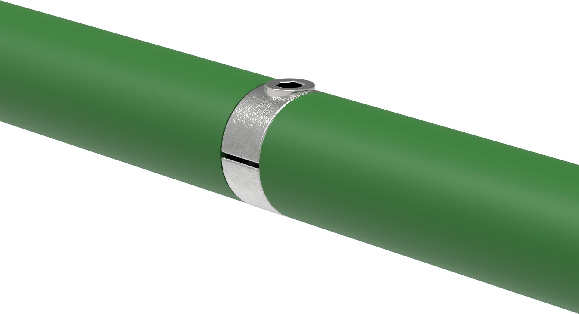 Rohrverbinder - Verbindungsstueck innen - 150B34 - 33-7 mm - 1- - Feuerverzinkt u. Elektrogalvanisiert-150B34