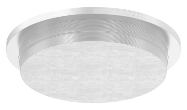 Rohrabschlussstopfen V2A fuer Rohr Ø 33-7 mm x 2-5 mm- gewoelbt- zum Einschlagen-11-6021.4