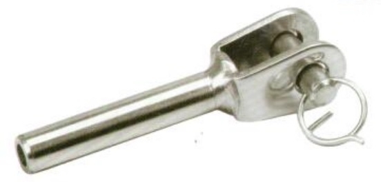 Seilterminal Edelstahl V4A fuer 6 mm Seil L 72 mm gelenkig-89-11A147330006-A.4