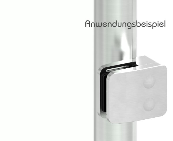Endglasklemme Edelstahl V4A eckig fuer Sichtschutz-88-1126-EK.V4A