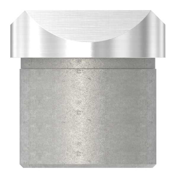 Rohrsattel zum Kleben fuer Rundrohr Ø 42-4x2-6 mm V2A-11-3323.4