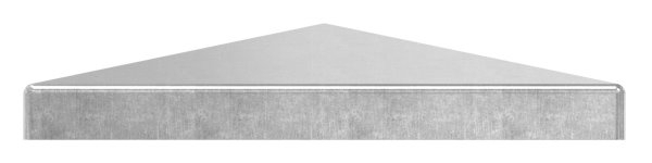 Pfeilerbedecker - fuer Quadratrohr - Masse- 80x80 mm - Stahl S235JR- roh-30-2454.8