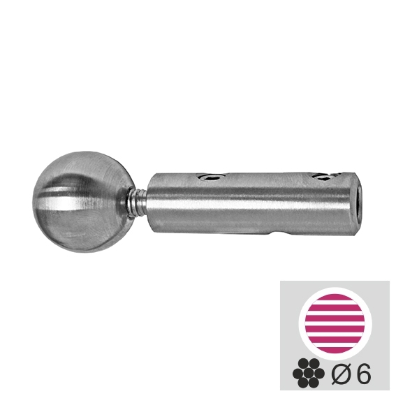 Drahtseilhalter Edelstahl AISI 316 fuer Kabel 4mm 5mm 6mm geschliffen neigungsverstellbar-89-11A14L6G-A.4