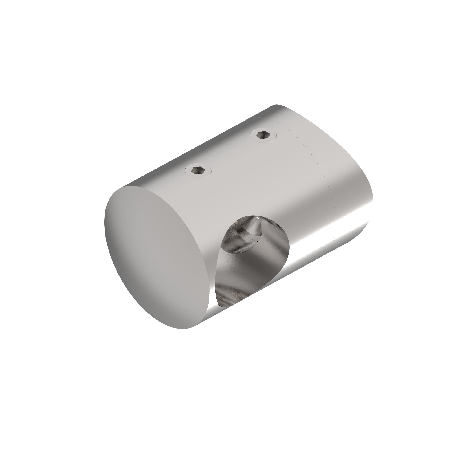 Fuellstabhalter Edelstahl AISI 316 d16 fuer Pfosten D42-4 Glanz winkelverstellbar-89-11A140840042L-A.4