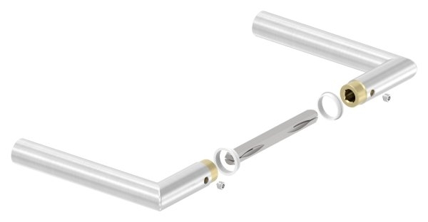 Tuerdrueckerpaar V2A inkl- Drueckerstift Slim-11-3945.4