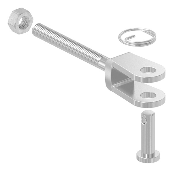 Gabelterminal Edelstahl V4A M5 Aussengewinde rechts-88.11100058005