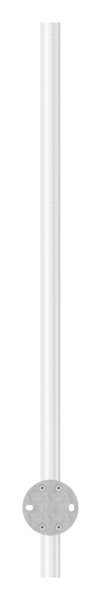 Gelaenderpfosten seitliche Montage fuer 2 Glasklemmen M8 Laenge- 1190 mm V2A-14-0030.4