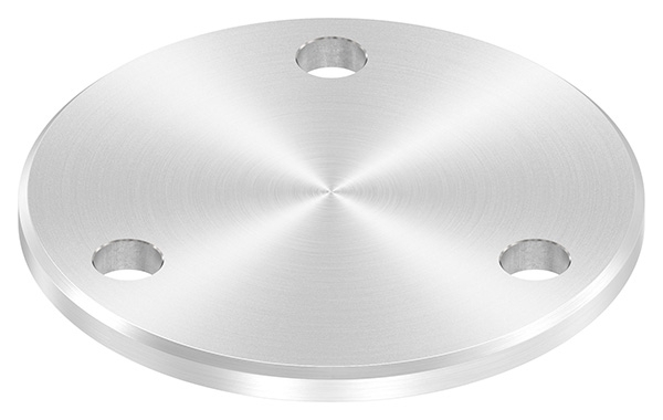 Ankerplatte Ø 100 x 6 mm mit 3 Bohrungen á Ø 11 mm V2A-11-2260RF.4