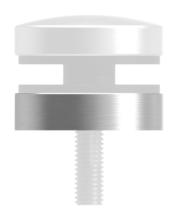 Glaspunkthalter-Unterteil Ø 40 mm- V2A- Hoehe- 10 mm-10-5041.4UT10