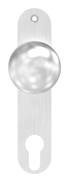 Tuerknopf- Ø 50mm- mit Langschild- V2A-88-1156644.240