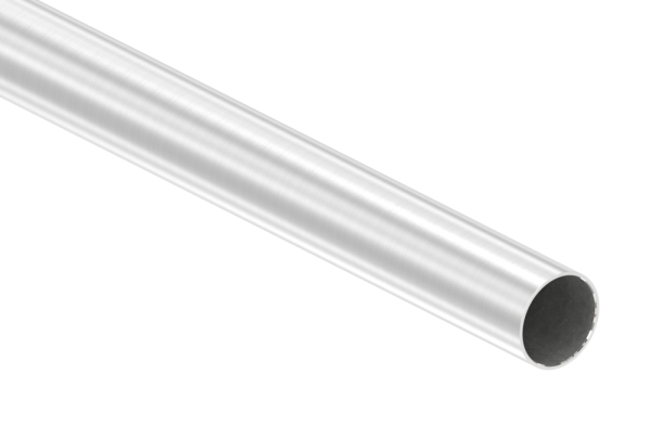Edelstahlrohr- 42-4 x 2-0mm- L=6m- Korn 240 geschliffen- V2A Edelstahl-88-1155130-240.ST