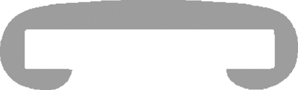 Kunststoffhandlauf fuer 50 x 8mm- schwarz- 25 Meter-88-11F508.001