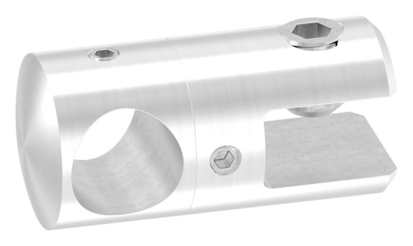 Querstab-Plattenhalter V2A Edelstahl Ø 25 mm – fuer Rundstaebe 16 mm inkl- Schrauben-11-1671.4