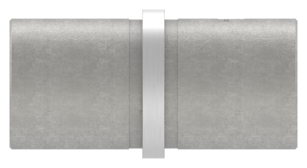 Steckverbinder V2A fuer Rohr Ø 33-7 x 2-0 mm gerade mit Mittelsteg-11-3370.4