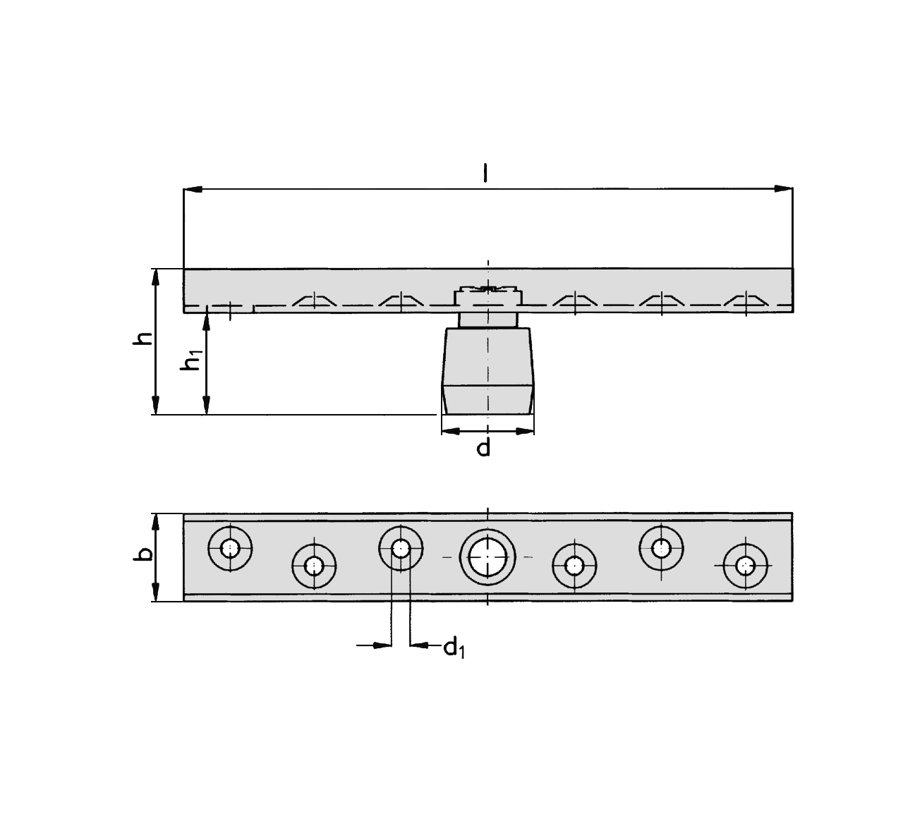 Bodenfuehrungsrolle mit Platte Groesse 19 MEA 10336291-60-0000.10