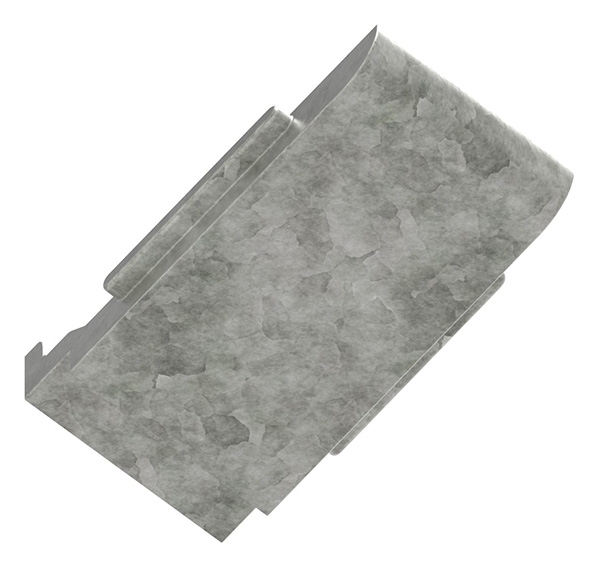 1 Sicherungsboden zu Glasklemme 60x70x45 mm AbZ Zink-10-3320ABZ.3