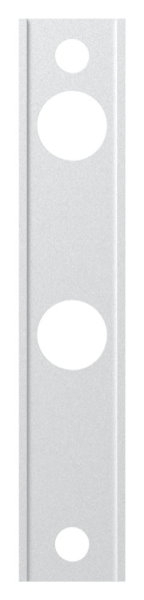 Adapter fuer Gittertorschloesser GTS2- fuer Rundrohre Ø 33 - 60mm- silber-88-1156705-ALU.SI