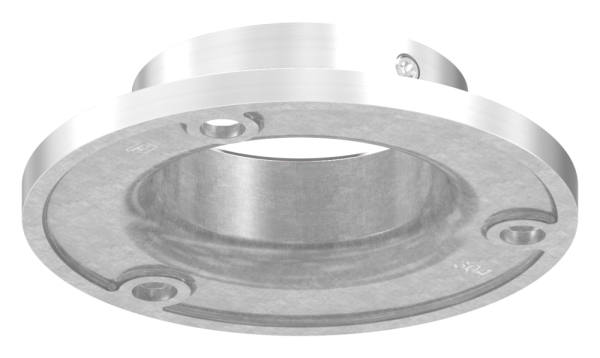 Wand- und Bodenanker Edelstahl V2A Ø 80 mm fuer Rohr Ø 42-4 mm geschliffen-88-1154143-240.20