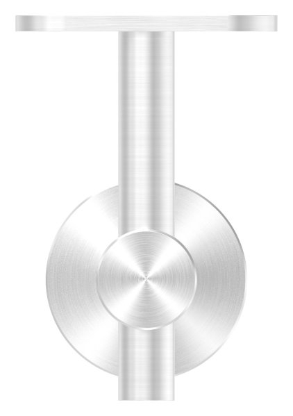 Handlaufhalter V2A Wandabstand 80 mm flache Anschlussplatte-11-2064.4