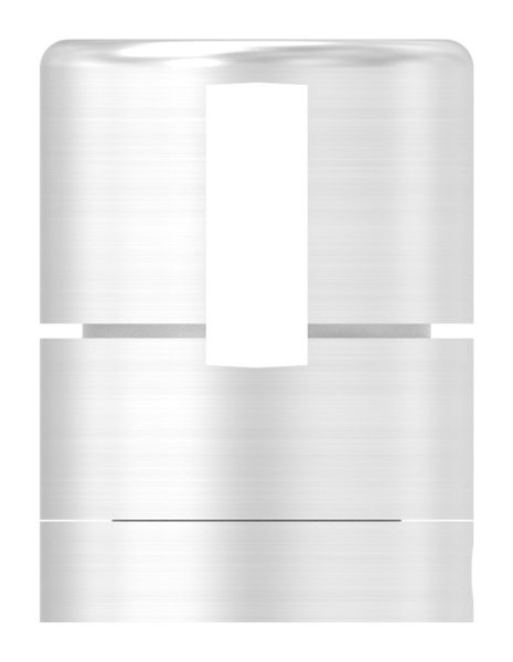 BRENK-fix® Grundhalter fuer Flachstaeb 20 x 6mm- V2A-88-11BR-F206M8.V2A