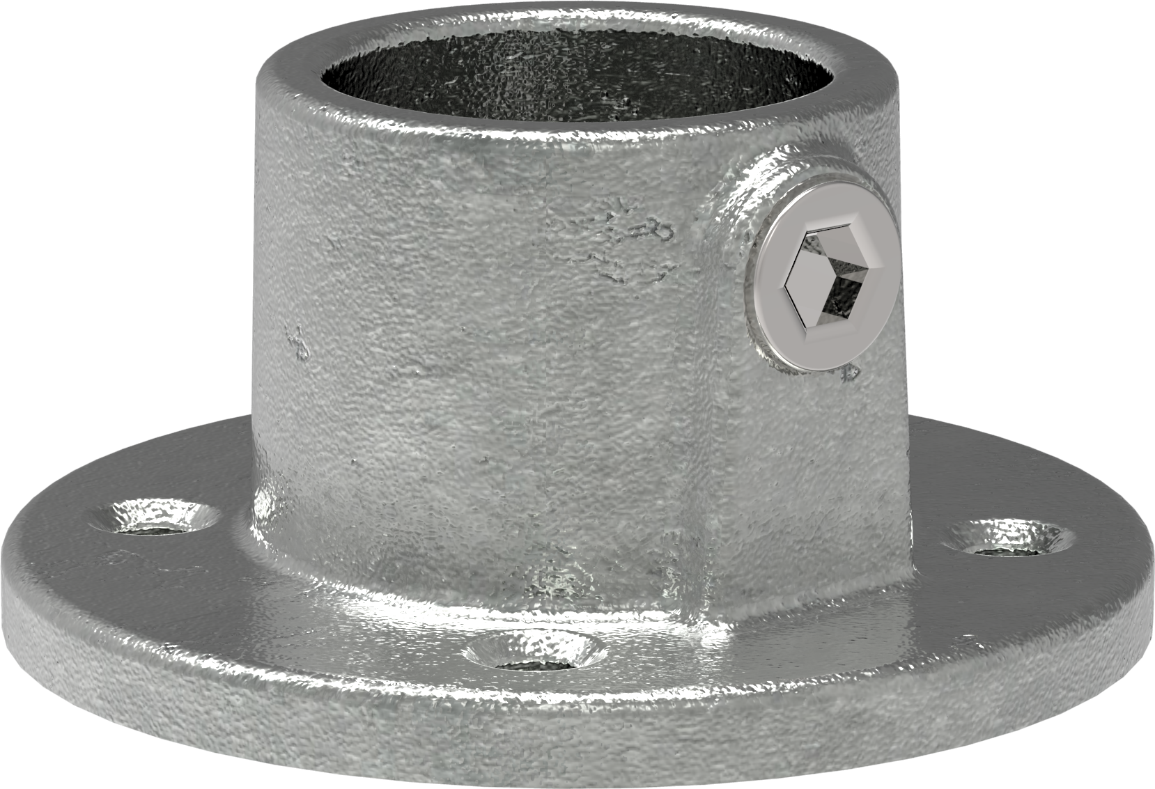 Rohrverbinder - Wandbefestigung rund - 131A27 - 26-9 mm - 3-4- - Feuerverzinkt u. Elektrogalvanisiert-131A27