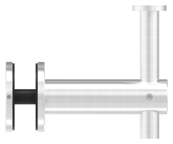 Handlaufhalter fuer Glas mit Halteplatte fuer flachen Anschluss V2A-11-2060.4