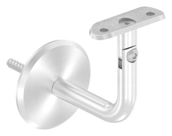 Handlaufhalter mit Gelenk und Halteplatte fuer Ø 42-4 mm V2A-11-2035.4