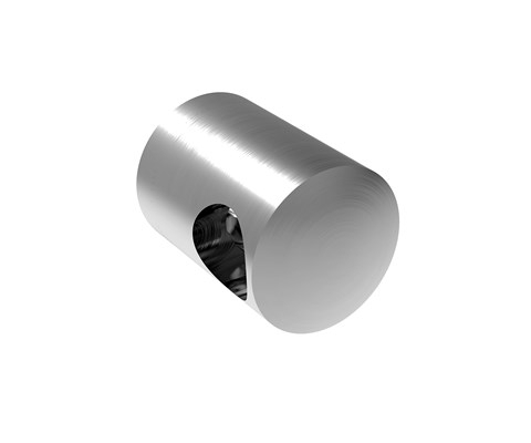 Querstabhalter V2A Edelstahl Ø 22 mm – Anschluss FLACH fuer Rundstaebe 10 mm-11-1010-A.4