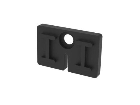 Gummieinlagen fuer Glas-Plattenstaerke 3 - 5 mm- schwarz – 1 Paar-18-2103S-A.0