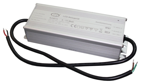 LED Netzgeraet 24VDC mit 75W- IP67-88-11LED-T-IP67.75W