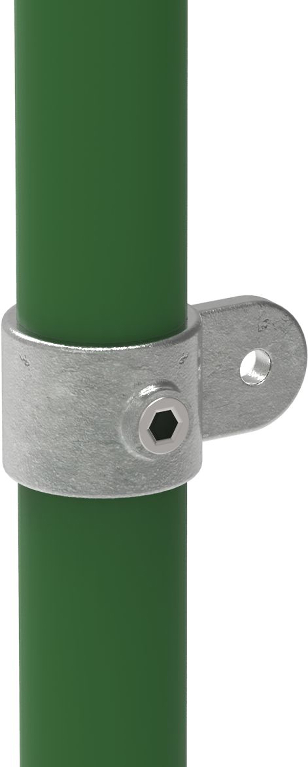 Rohrverbinder - Gelenkauge einfach - 173ME60 - 60-3 mm - 2- - Feuerverzinkt u. Elektrogalvanisiert-173ME60